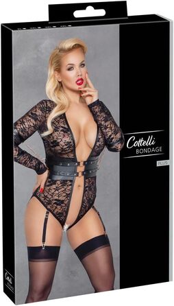 Корсет для бондейжу Cottelli Bondage Body (Чорний, 2XL)