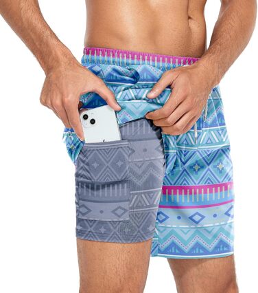 Танкіні купальник з високою талією American Trends для жінок, з воланами, контролем живота (M, Fair Isle)