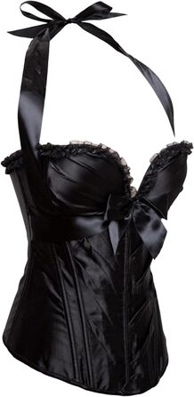 Жіночий корсетний топ: вінтажний стиль, середньовіччя, Ренесанс, квітковий принт, регульовані бретелі, шнурівка, ромбічний візерунок, корсет, корсаж, бюстгальтер, аксесуар для суконь, чорний, розмір S