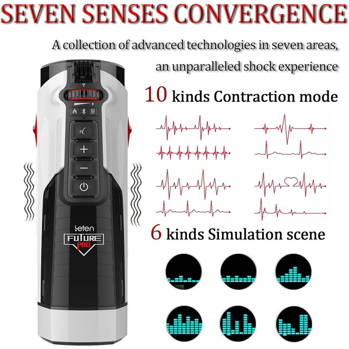 Автоматичний електричний масажер для чоловіків - стимулятор пеніса, секс-іграшка