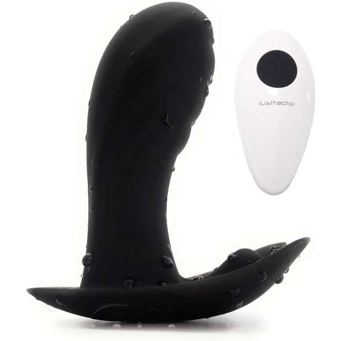 Вібратор-метелик Lustfactor Premium для жінок з силікону | Бездротовий пульт дистанційного керування | Для вагінальної та кліторальної стимуляції | Зарядний, USB | Інтимні іграшки для жінок | Віброей