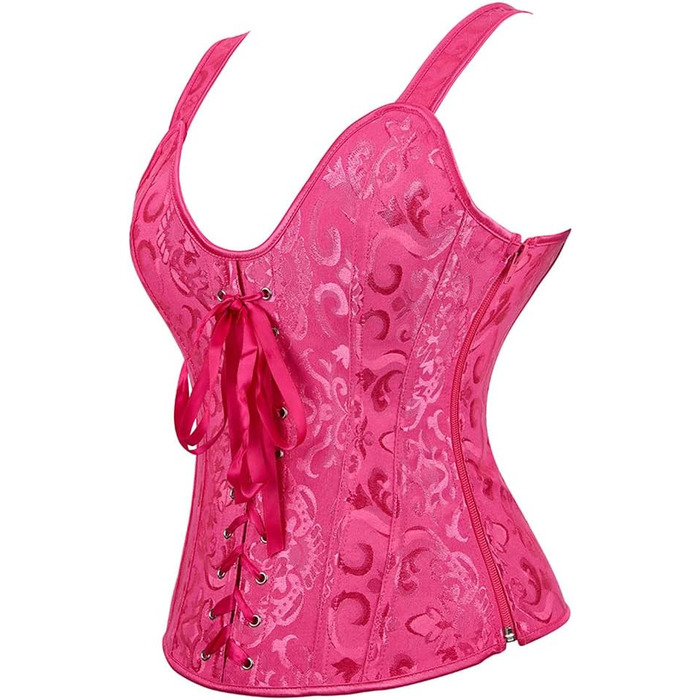 Корсет для фігури Grebrafan з бретелями, рожево-рожевий, розмір 28-30