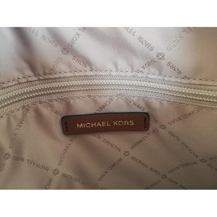 Жіноча сумка-тоут Michael Kors Charlotte Signature Large Top Zip Tote, коричнева