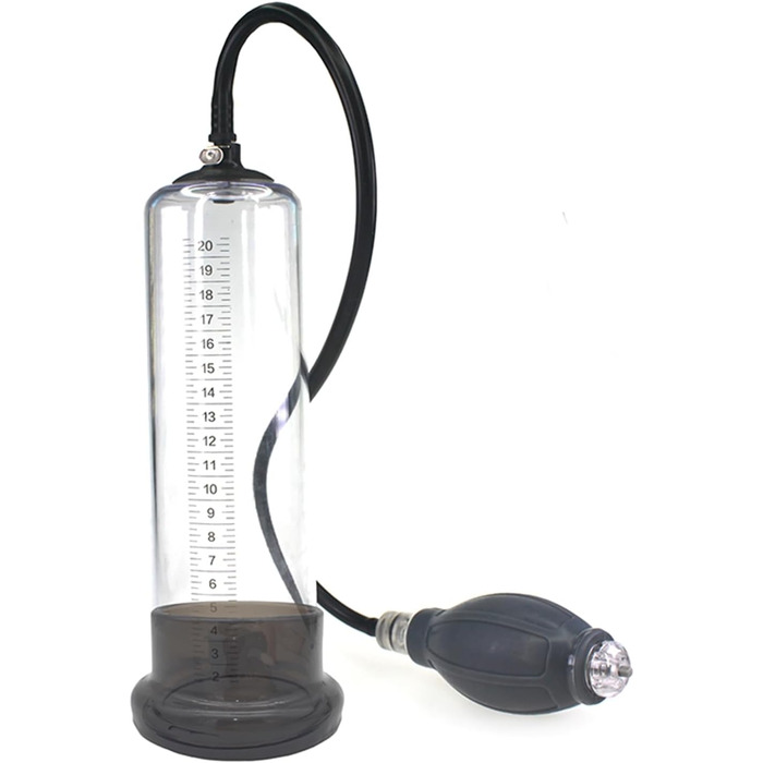 Пумпа для збільшення статевого члена Yasexx2 з мішечками для повітря – підтримка ерекції та покращення ефективності. Тренажер для ручного розтягування статевого члена при еректильній дисфункції