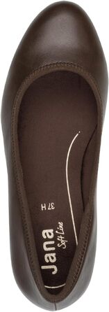 Жіночі туфлі Jana Pumps Synthetik, повнота H, колір мокко, розмір 37 EU