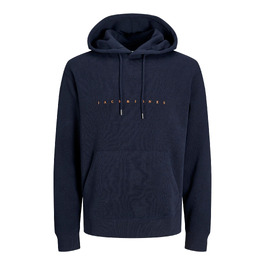 Чоловічий худі Jack & Jones JJESTAR Relaxed Fit, темно-синій, розмір XL