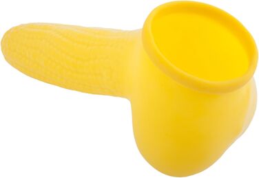 Штучний презерватив-накладка на пеніс з дизайном кукурудзи (13 см)