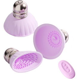 Вібратор для сосків PQKuss з силікону, масажер для клітора, 9 режимів вібрації, електричний, для жінок