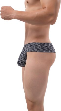 iKingsky чоловіча танга білизна (6 шт.) - смугаста, сексуальна, з низькою талією | Boxershorts для чоловіків