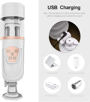 Електричний мастурбатор для чоловіків з 10 телескопічними режимами та 5 швидкостями. Автоматичний стимулятор пеніса для чоловіків. Іграшка для дорослих.