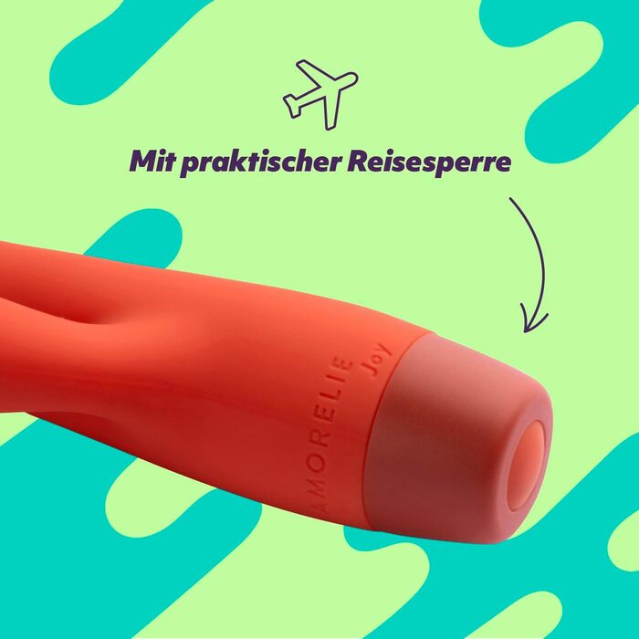 Вібратор AMORELIE Joy – Rabbit для жінок | Водостійкий, перезаряджається, силікон та ABS