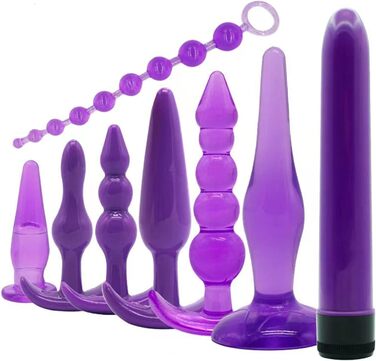 Набір для БДСМ: наручники, аналплаг, чік, пета, набір 18 предметів для пар