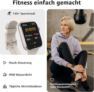 Смарт-годинник AcclaFit для жінок та чоловіків, 1.85