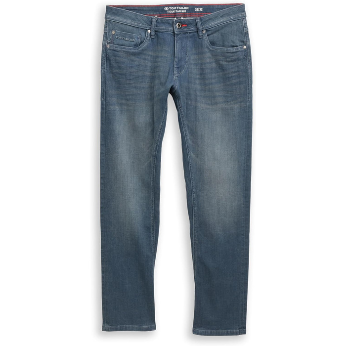 Чоловічі завужені джинси Tom Tailor TTCURT зі стрейчем, Dark Stone Blue Grey Denim (32W/32L)