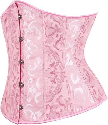 Корсет Sxybox для під грудьми, шнурівка, корсаж, бюстгальтер, рожевий, для Хелловіну та карнавалу