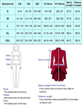 Жіночий костюм на Хелловін: корсет-жакет у стилі ренесанс/вікторіан/готика/стеampunk, чорний, XL