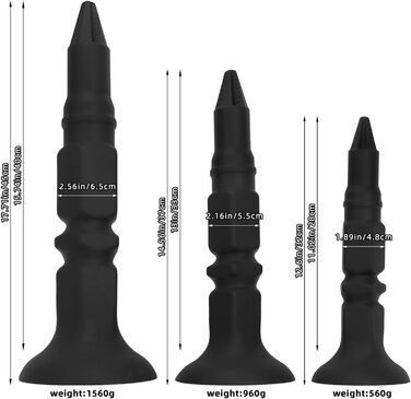 Анальний дилататор Yasexx Giant Monster з присоскою для стимуляції простати та ануса (S)