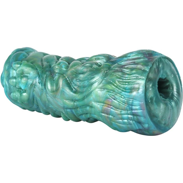 Іграшка для чоловіків Jixaxe Alien Monster - реалістична мастубаційна іграшка з вагінальним та анальним отвором, компактна, 3D, для соло