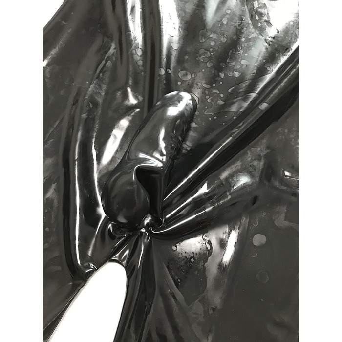 Латексний боді для чоловіків JVHGE чорного кольору, фетиш-костюм, боді з презервативом та шкарпетками, косплей, унісекс, розмір XXL