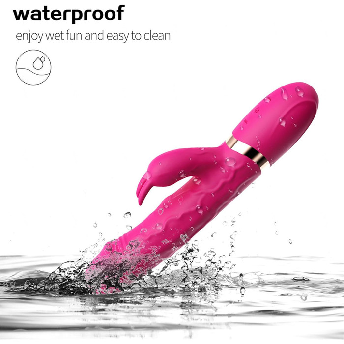 Вібратор G-Punkt Klassischer, 10 режимів вібрації, силіконовий дildo-вібратор, масажний стрижень для жінок та пар, фіолетовий