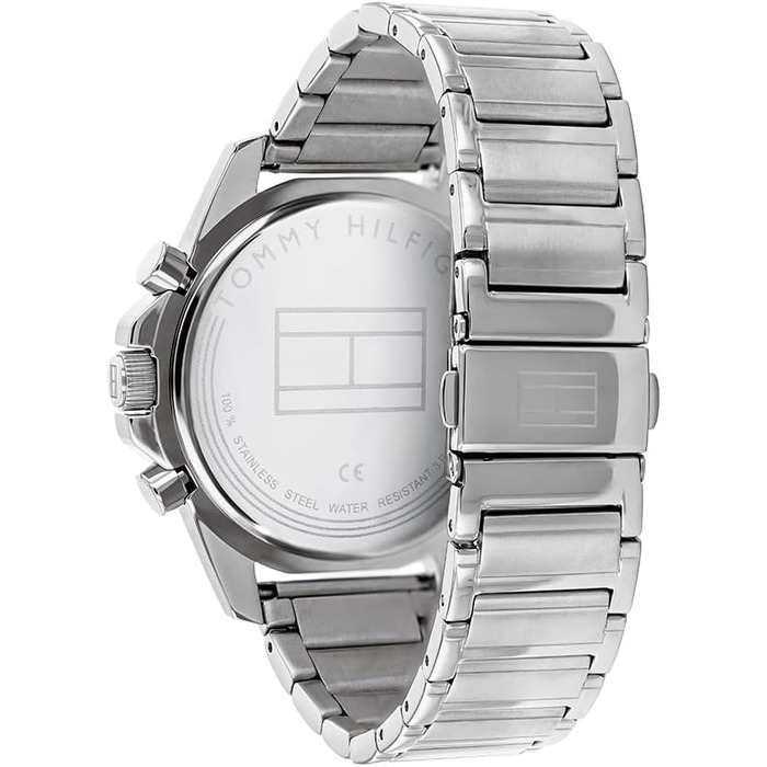 Чоловічий кварцовий годинник Tommy Hilfiger Multi Zifferblatt (Сріблястий/Темно-синій)