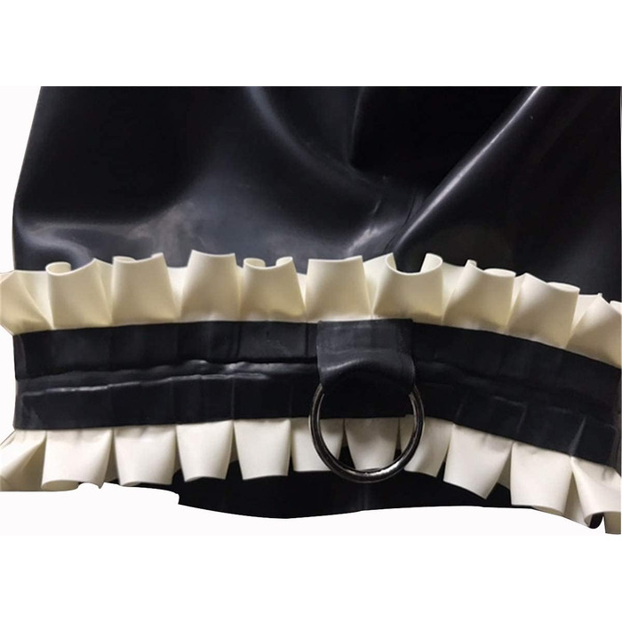 Латексна маска для BDSM, фетіш, бондж, косплей - з мереживом, для тематичних вечірок та Хелловін