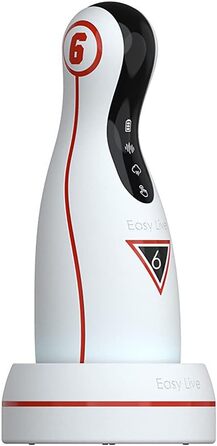 Електричний статевий аксесуар JFRong з нагріванням 45°, тиха вібрація, автоматичний мастурбатор з 4 режимами Blowjob, 6 вібраційними режимами, для чоловіків (білий)