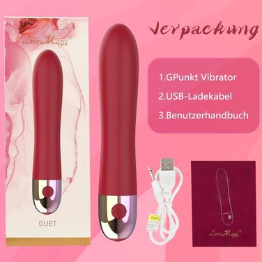 Вібратор силіконовий для жінок: стимуляція клітора та G-точки, 10 режимів, анальний плагін, стимулятор простати, еротичні іграшки для пар (червоний)