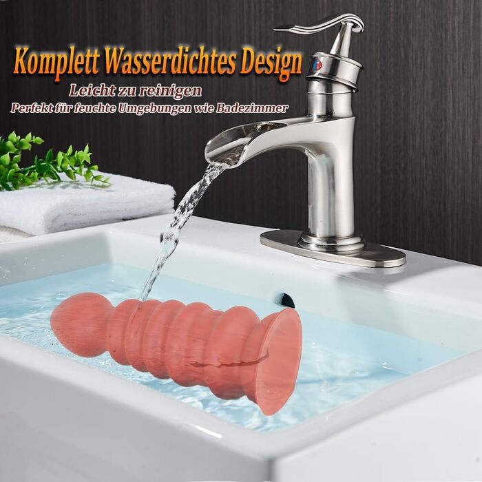 Анальний плаг з м'якого силікону Kuaecr – великий дилдо для ануса з присоскою, тренажер для ануса, іграшки для дорослих (S)