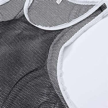 Чоловіча футболка BIATWOWR з прозорими рукавами, тонка майка, чорна (XL)