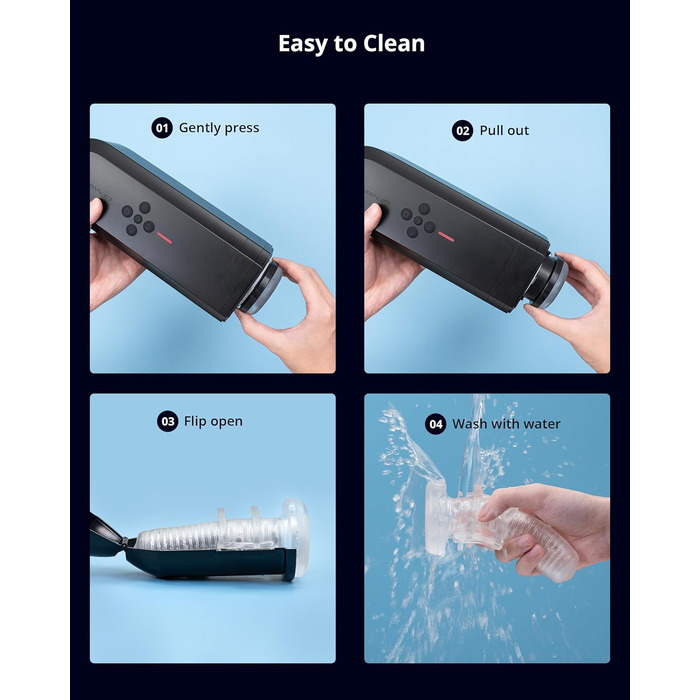 LOVENSE Solace - Автоматичний електричний секс-іграшка для чоловіків з пультом керування, різні режими, для соло та парних ігор