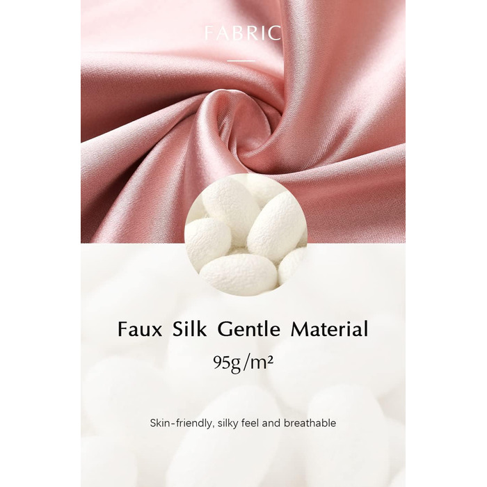 Халат шовковий BABEYOND для вечірки, весілля, лазнери, рожевий з мереживом, універсальний розмір