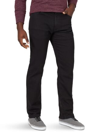 Чоловічі джинси Wrangler Authentics класичного крою, стрейч, 5 кишень, чорні, розмір 38W / 32L