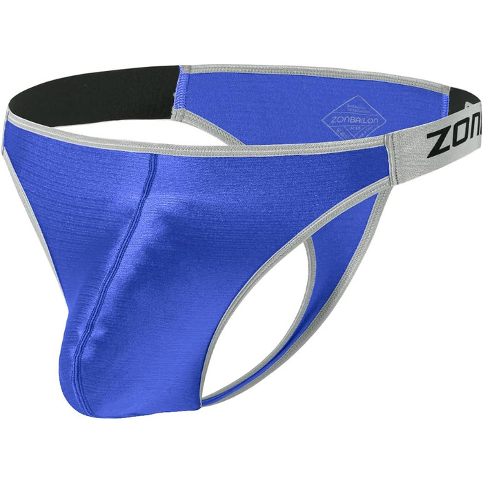 Танга чоловіча BIATWOWR (блакитна, M) – сексуальна білизна з м'якої тканини