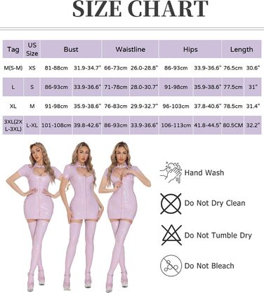 Боді з PU шкіри Happy Cherry Daen - сексуальний блискучий латексний бодікон, мокрий ефект (світло-фіолетовий, S)