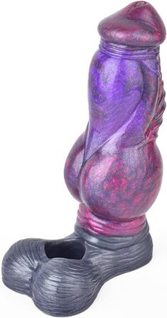 Секс-іграшка для чоловіків: силіконовий пеніс-чохол з кільцем для яєчок, реалістичний дилдо з великим вузлом, розтягуваний