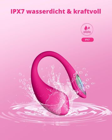 LOVENSE Lush 4.0 - вібратор G-Spot з LED-підсвіткою та пультом дистанційного керування - іграшка для дорослих для жінок та пар