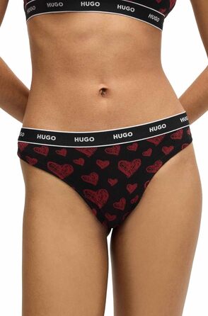 Сліп-штанги HUGO для жінок, сліп-трусики, сліп-білизна, фіолетовий колір, розмір S