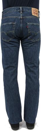 Чоловічі джинси Levi's 501 Original Straight Fit на кнопках, колір Stonewash (31W / 30L)