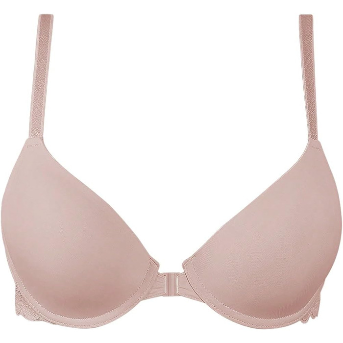 Чорний мереживний бюстгальтер GORGLITTER з кісточками та push-up (90B)