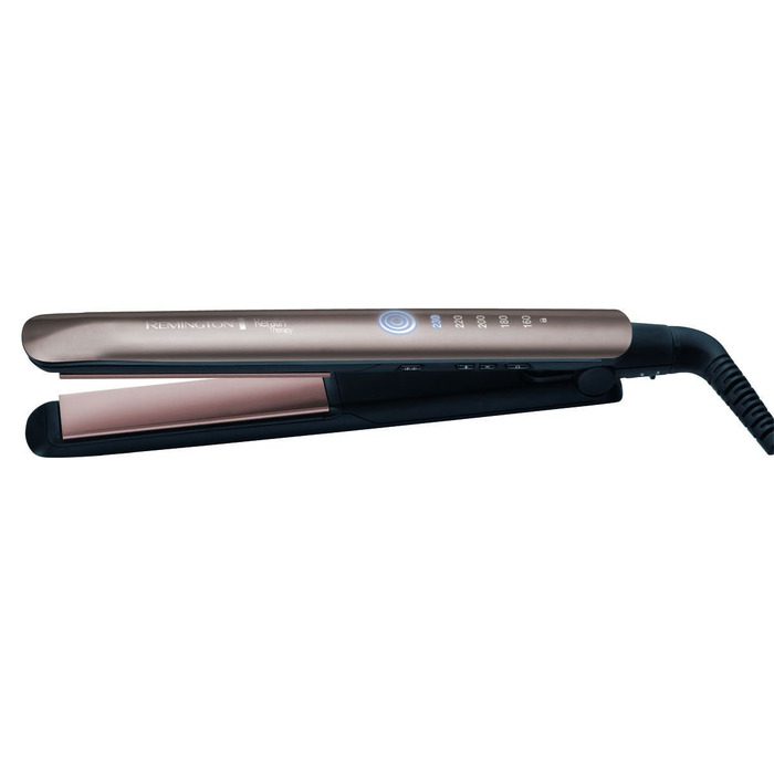 Випрямляч для волосся Remington Keratin Protect S8593 з керамічним покриттям, мигдальною олією та цифровим дисплеєм (160-230°C)